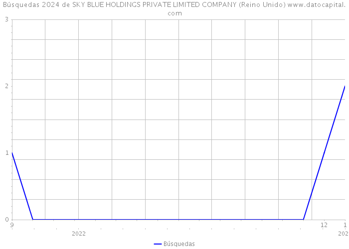 Búsquedas 2024 de SKY BLUE HOLDINGS PRIVATE LIMITED COMPANY (Reino Unido) 