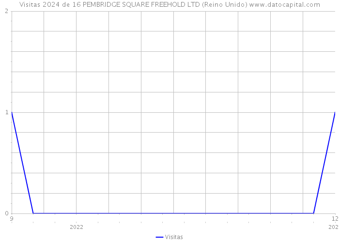 Visitas 2024 de 16 PEMBRIDGE SQUARE FREEHOLD LTD (Reino Unido) 