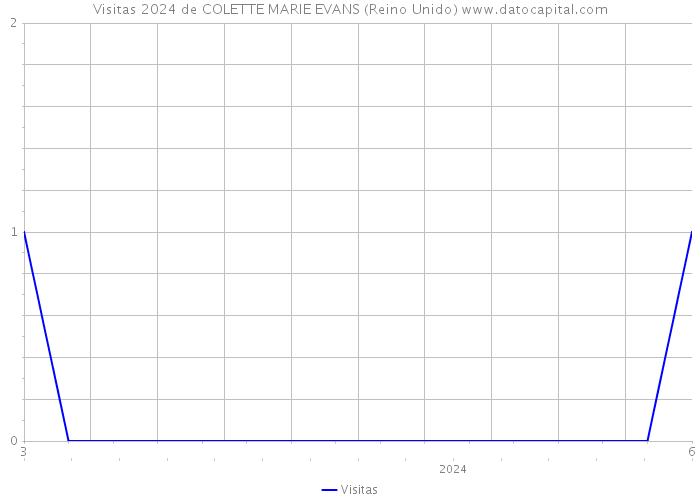 Visitas 2024 de COLETTE MARIE EVANS (Reino Unido) 