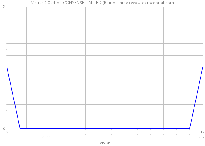 Visitas 2024 de CONSENSE LIMITED (Reino Unido) 