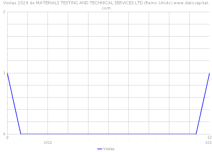 Visitas 2024 de MATERIALS TESTING AND TECHNICAL SERVICES LTD (Reino Unido) 