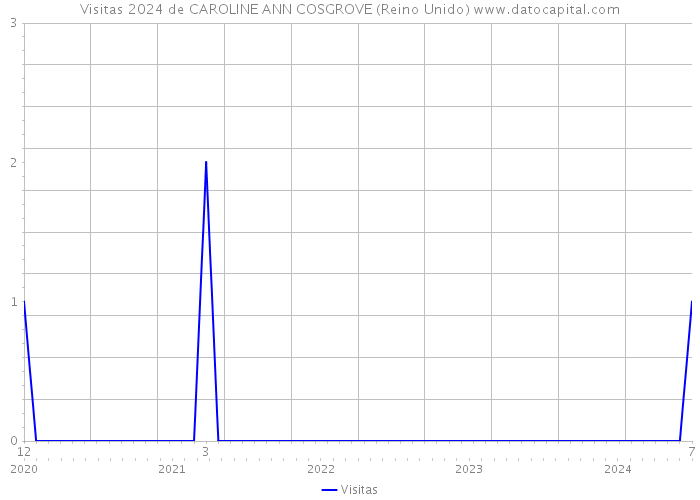 Visitas 2024 de CAROLINE ANN COSGROVE (Reino Unido) 