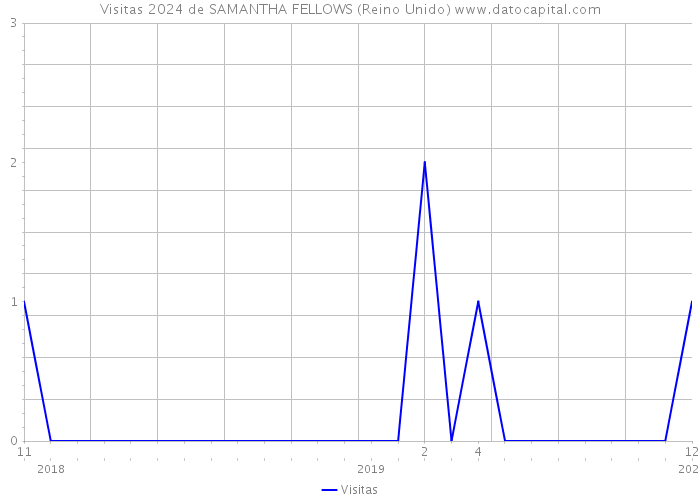 Visitas 2024 de SAMANTHA FELLOWS (Reino Unido) 