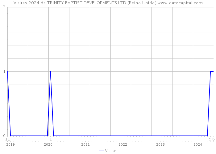 Visitas 2024 de TRINITY BAPTIST DEVELOPMENTS LTD (Reino Unido) 