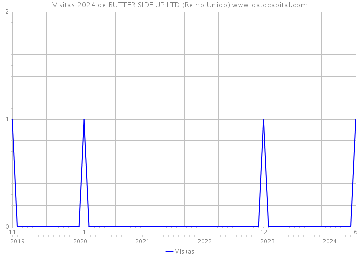 Visitas 2024 de BUTTER SIDE UP LTD (Reino Unido) 