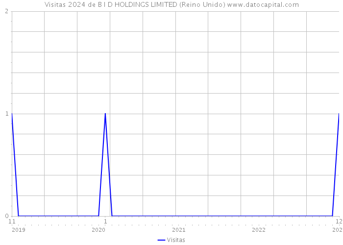 Visitas 2024 de B I D HOLDINGS LIMITED (Reino Unido) 