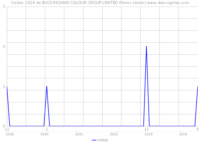 Visitas 2024 de BUCKINGHAM COLOUR GROUP LIMITED (Reino Unido) 