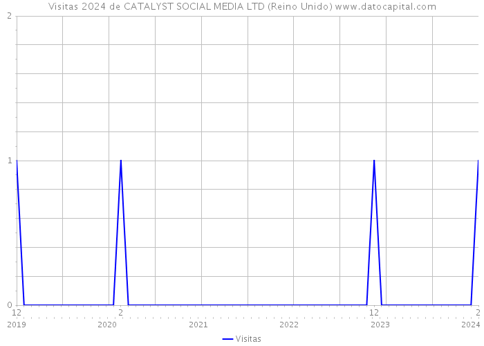 Visitas 2024 de CATALYST SOCIAL MEDIA LTD (Reino Unido) 