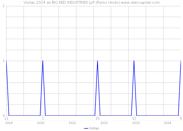 Visitas 2024 de BIG RED INDUSTRIES LLP (Reino Unido) 