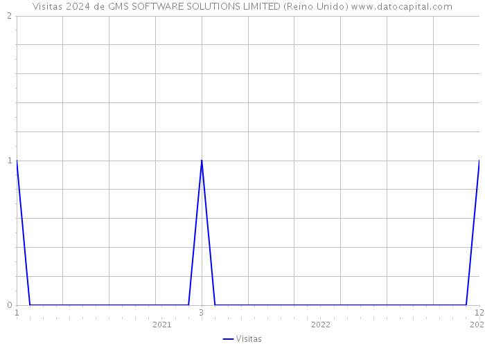 Visitas 2024 de GMS SOFTWARE SOLUTIONS LIMITED (Reino Unido) 