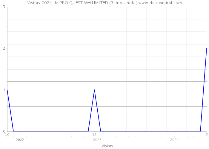 Visitas 2024 de PRO QUEST WH LIMITED (Reino Unido) 