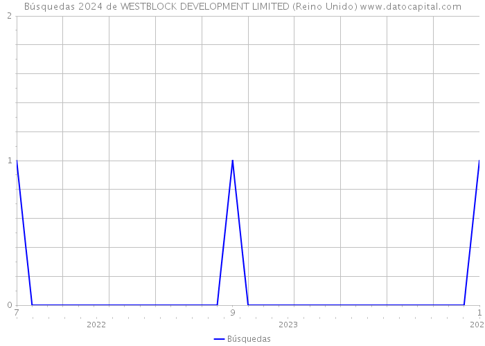 Búsquedas 2024 de WESTBLOCK DEVELOPMENT LIMITED (Reino Unido) 