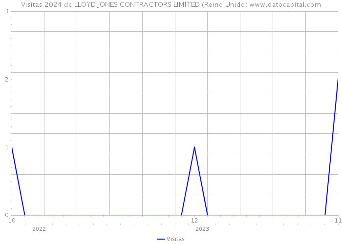 Visitas 2024 de LLOYD JONES CONTRACTORS LIMITED (Reino Unido) 