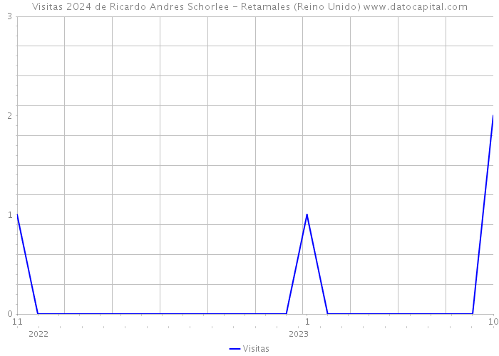 Visitas 2024 de Ricardo Andres Schorlee - Retamales (Reino Unido) 