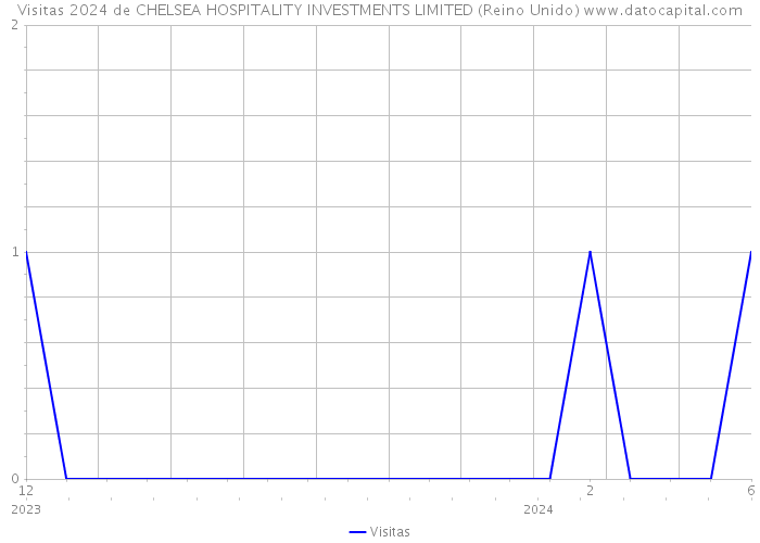 Visitas 2024 de CHELSEA HOSPITALITY INVESTMENTS LIMITED (Reino Unido) 
