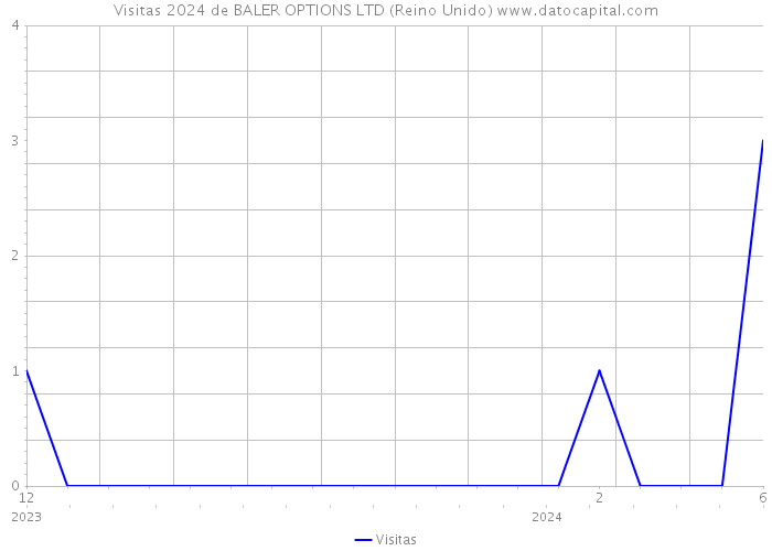 Visitas 2024 de BALER OPTIONS LTD (Reino Unido) 