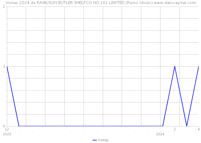 Visitas 2024 de RAWLISON BUTLER SHELFCO NO.101 LIMITED (Reino Unido) 