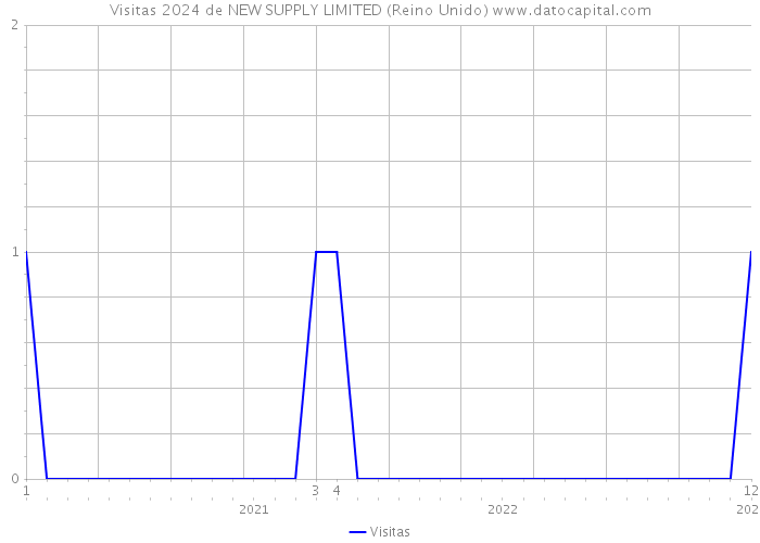 Visitas 2024 de NEW SUPPLY LIMITED (Reino Unido) 