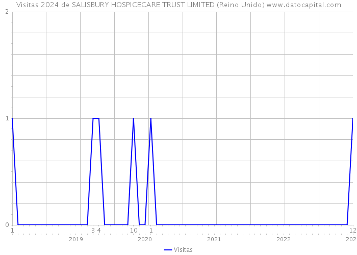 Visitas 2024 de SALISBURY HOSPICECARE TRUST LIMITED (Reino Unido) 