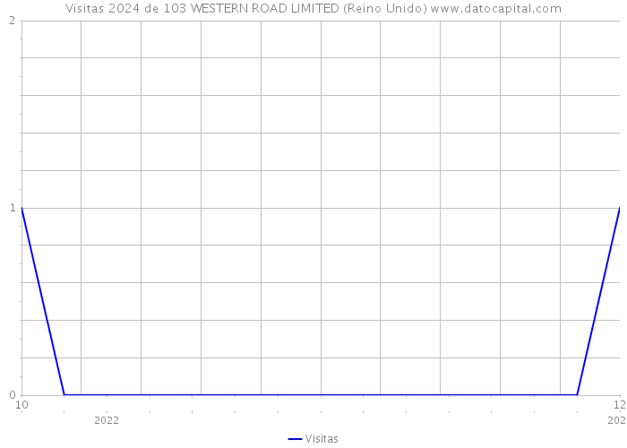 Visitas 2024 de 103 WESTERN ROAD LIMITED (Reino Unido) 