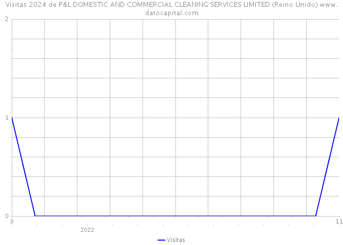 Visitas 2024 de P&L DOMESTIC AND COMMERCIAL CLEANING SERVICES LIMITED (Reino Unido) 