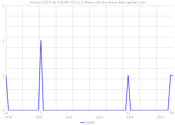 Visitas 2024 de KNOW YOU LLC (Reino Unido) 