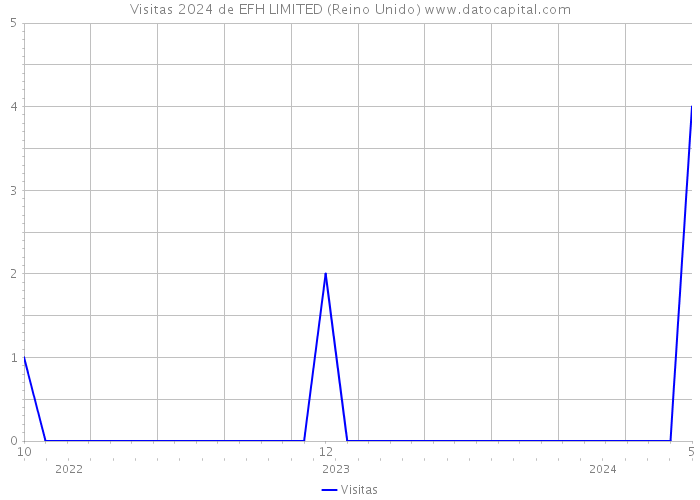 Visitas 2024 de EFH LIMITED (Reino Unido) 