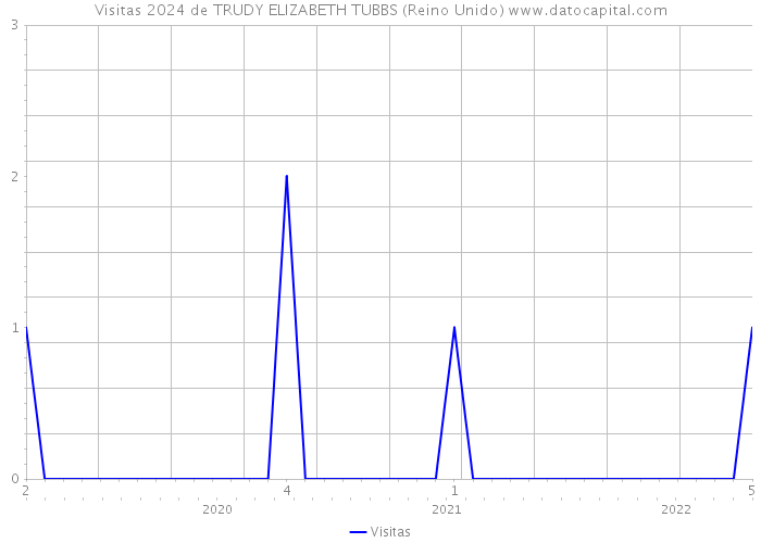 Visitas 2024 de TRUDY ELIZABETH TUBBS (Reino Unido) 