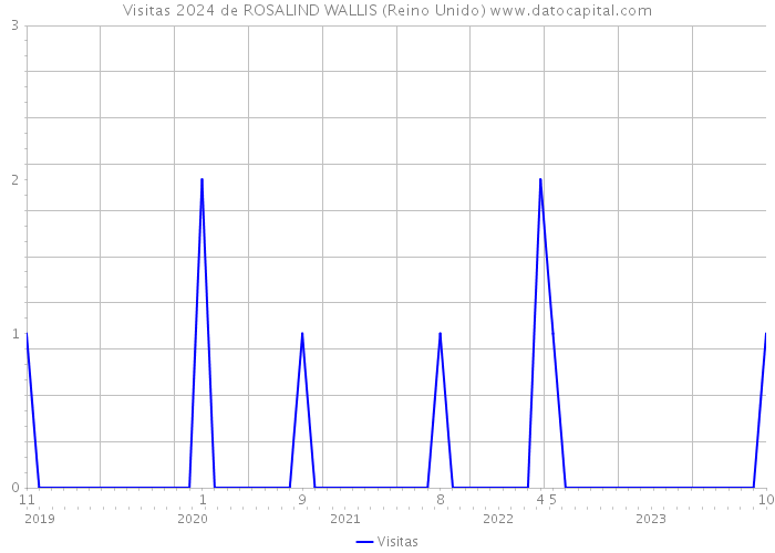 Visitas 2024 de ROSALIND WALLIS (Reino Unido) 