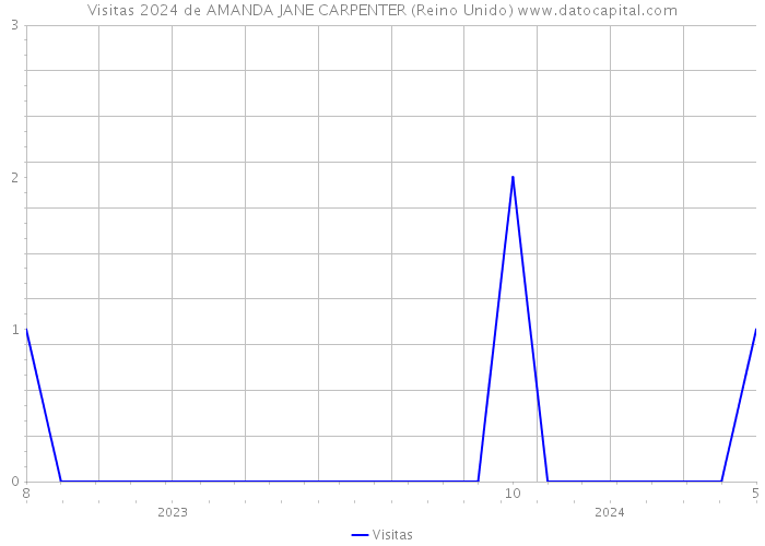 Visitas 2024 de AMANDA JANE CARPENTER (Reino Unido) 