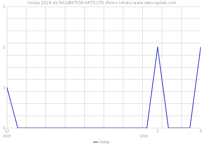 Visitas 2024 de INCUBATION ARTS LTD (Reino Unido) 