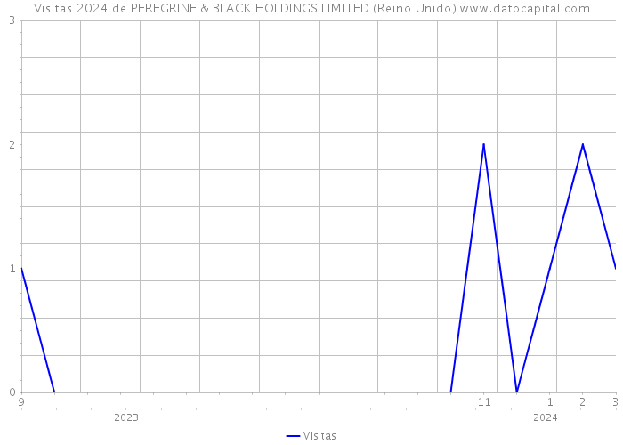 Visitas 2024 de PEREGRINE & BLACK HOLDINGS LIMITED (Reino Unido) 