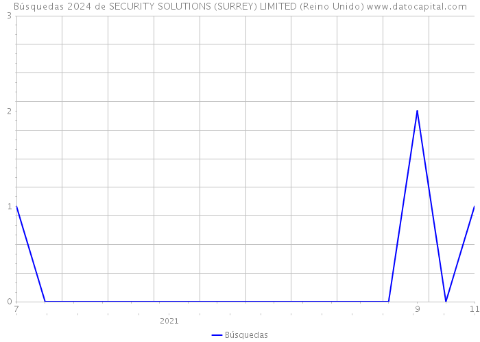 Búsquedas 2024 de SECURITY SOLUTIONS (SURREY) LIMITED (Reino Unido) 