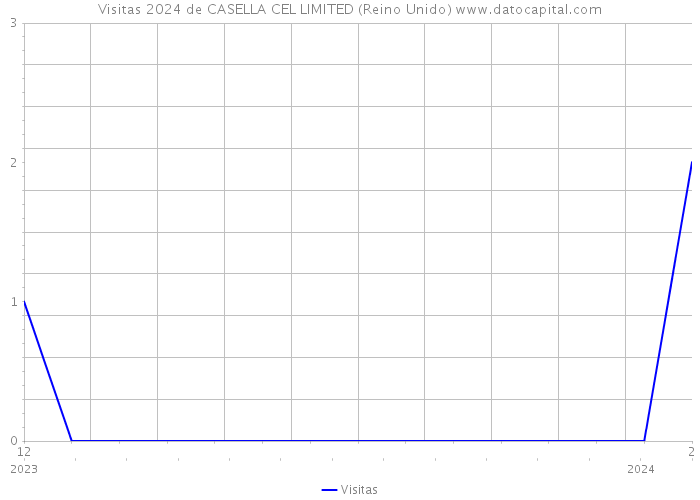 Visitas 2024 de CASELLA CEL LIMITED (Reino Unido) 