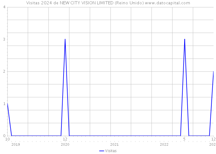 Visitas 2024 de NEW CITY VISION LIMITED (Reino Unido) 