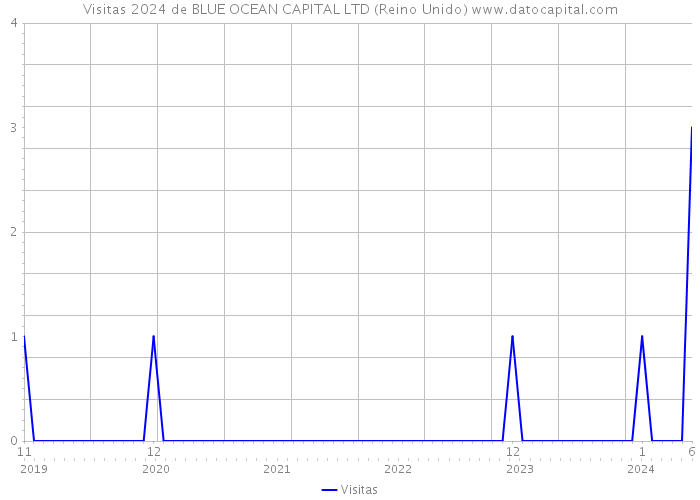 Visitas 2024 de BLUE OCEAN CAPITAL LTD (Reino Unido) 