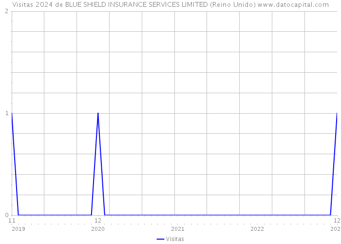 Visitas 2024 de BLUE SHIELD INSURANCE SERVICES LIMITED (Reino Unido) 