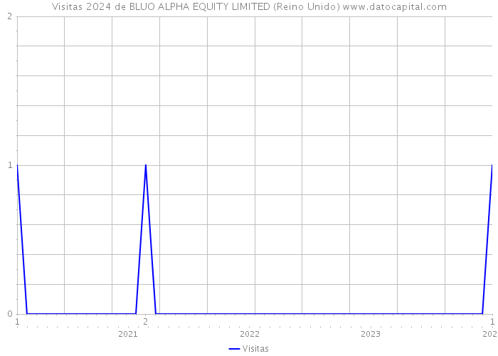 Visitas 2024 de BLUO ALPHA EQUITY LIMITED (Reino Unido) 