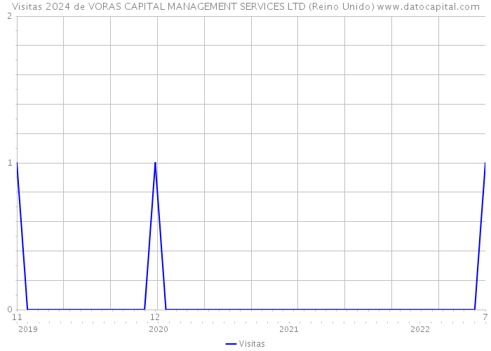 Visitas 2024 de VORAS CAPITAL MANAGEMENT SERVICES LTD (Reino Unido) 