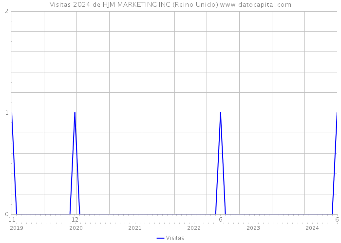 Visitas 2024 de HJM MARKETING INC (Reino Unido) 