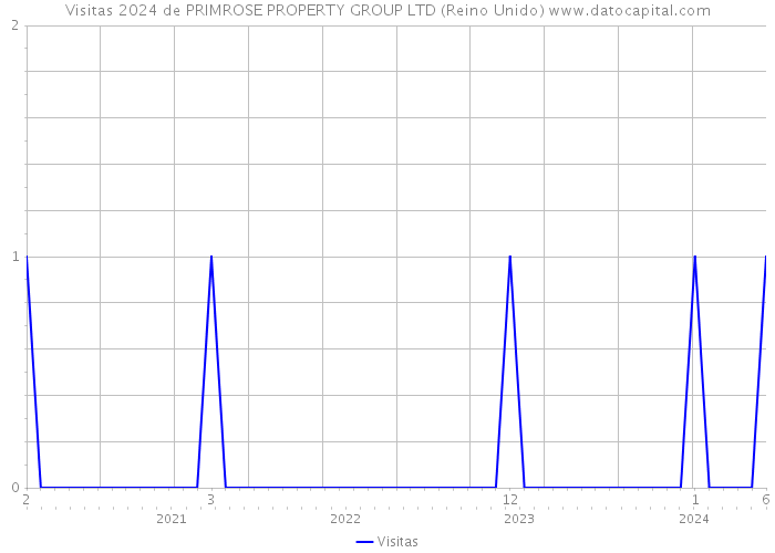 Visitas 2024 de PRIMROSE PROPERTY GROUP LTD (Reino Unido) 