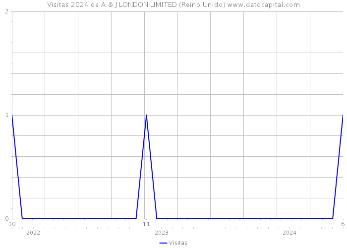 Visitas 2024 de A & J LONDON LIMITED (Reino Unido) 