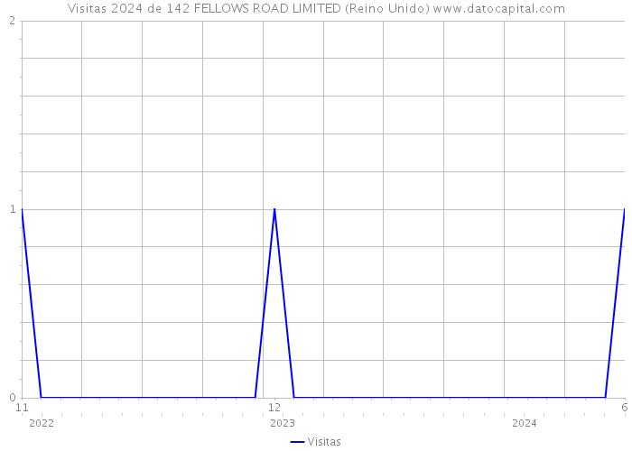 Visitas 2024 de 142 FELLOWS ROAD LIMITED (Reino Unido) 