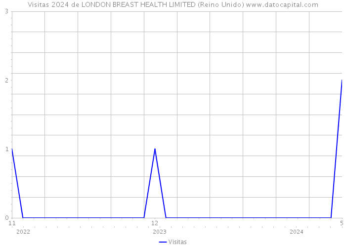 Visitas 2024 de LONDON BREAST HEALTH LIMITED (Reino Unido) 