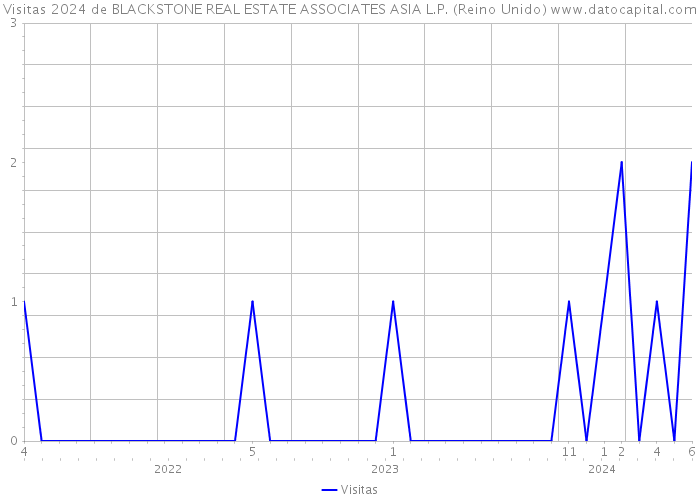 Visitas 2024 de BLACKSTONE REAL ESTATE ASSOCIATES ASIA L.P. (Reino Unido) 