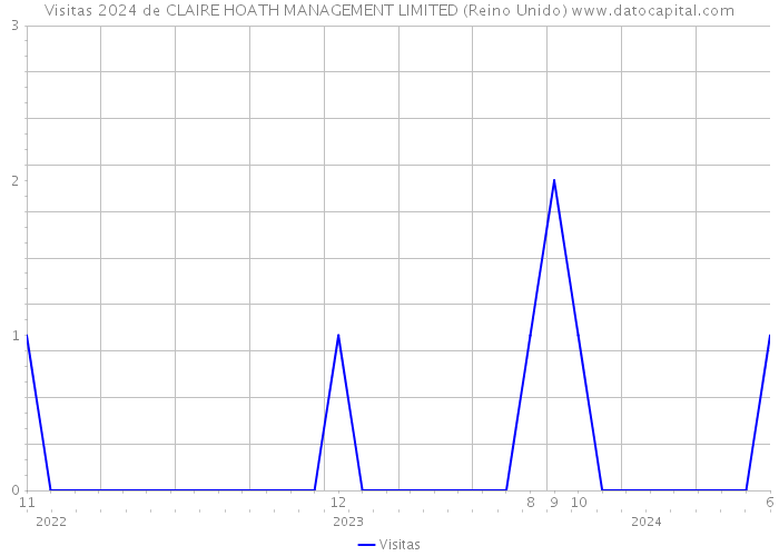 Visitas 2024 de CLAIRE HOATH MANAGEMENT LIMITED (Reino Unido) 