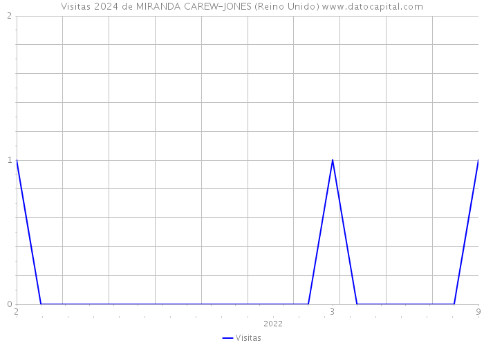 Visitas 2024 de MIRANDA CAREW-JONES (Reino Unido) 