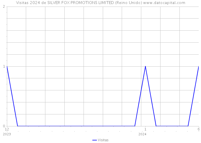 Visitas 2024 de SILVER FOX PROMOTIONS LIMITED (Reino Unido) 