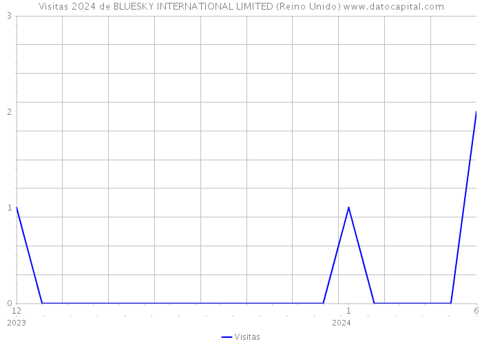 Visitas 2024 de BLUESKY INTERNATIONAL LIMITED (Reino Unido) 