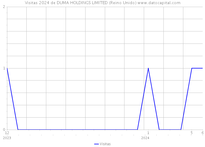 Visitas 2024 de DUMA HOLDINGS LIMITED (Reino Unido) 